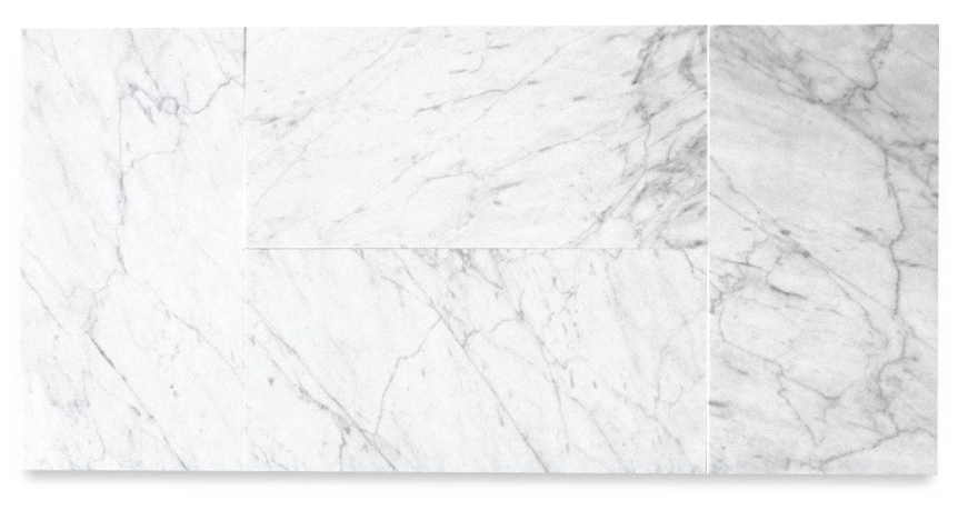 Carrara Marble Tile | 12x24 Marble Tile | Aston Design Studio