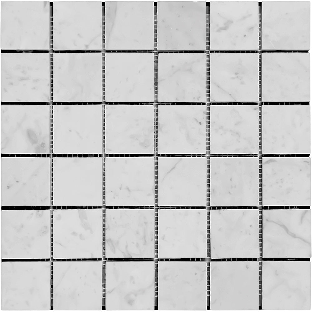 2"X2" Bianco Carrara Mosaic