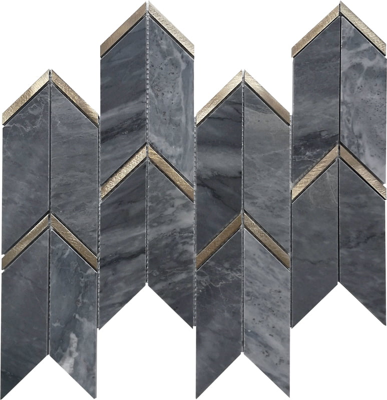 Arrow Metal Mosaic | Metal Mosaic Tiles | Aston Design Studio