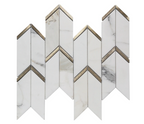 Arrow Mosaic Tile | Aluminium Mosaic Tiles | Aston Design Studio