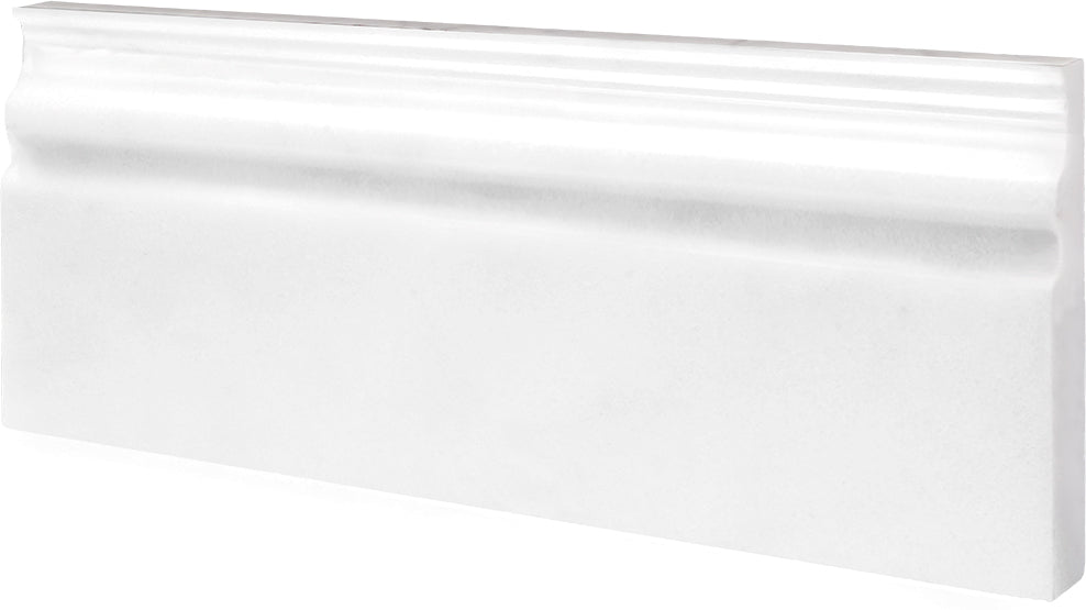 Thassos White Base Molding