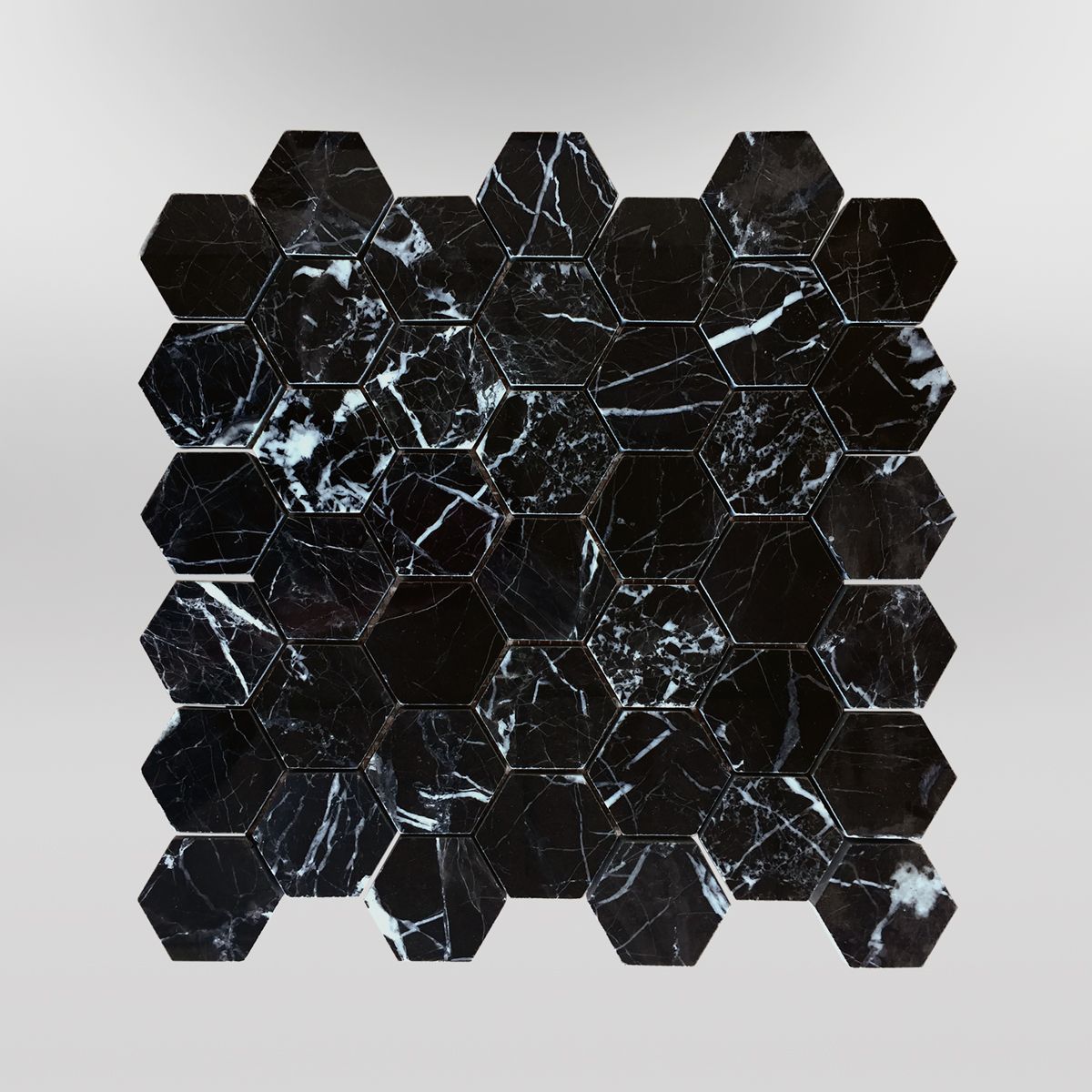 Nero Marquina Hexagon 2×2