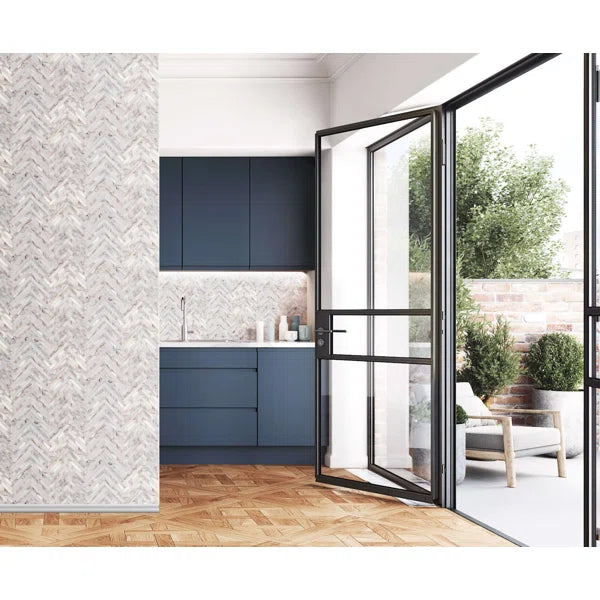 Herringbone Calacatta Gold 5/8 x 6