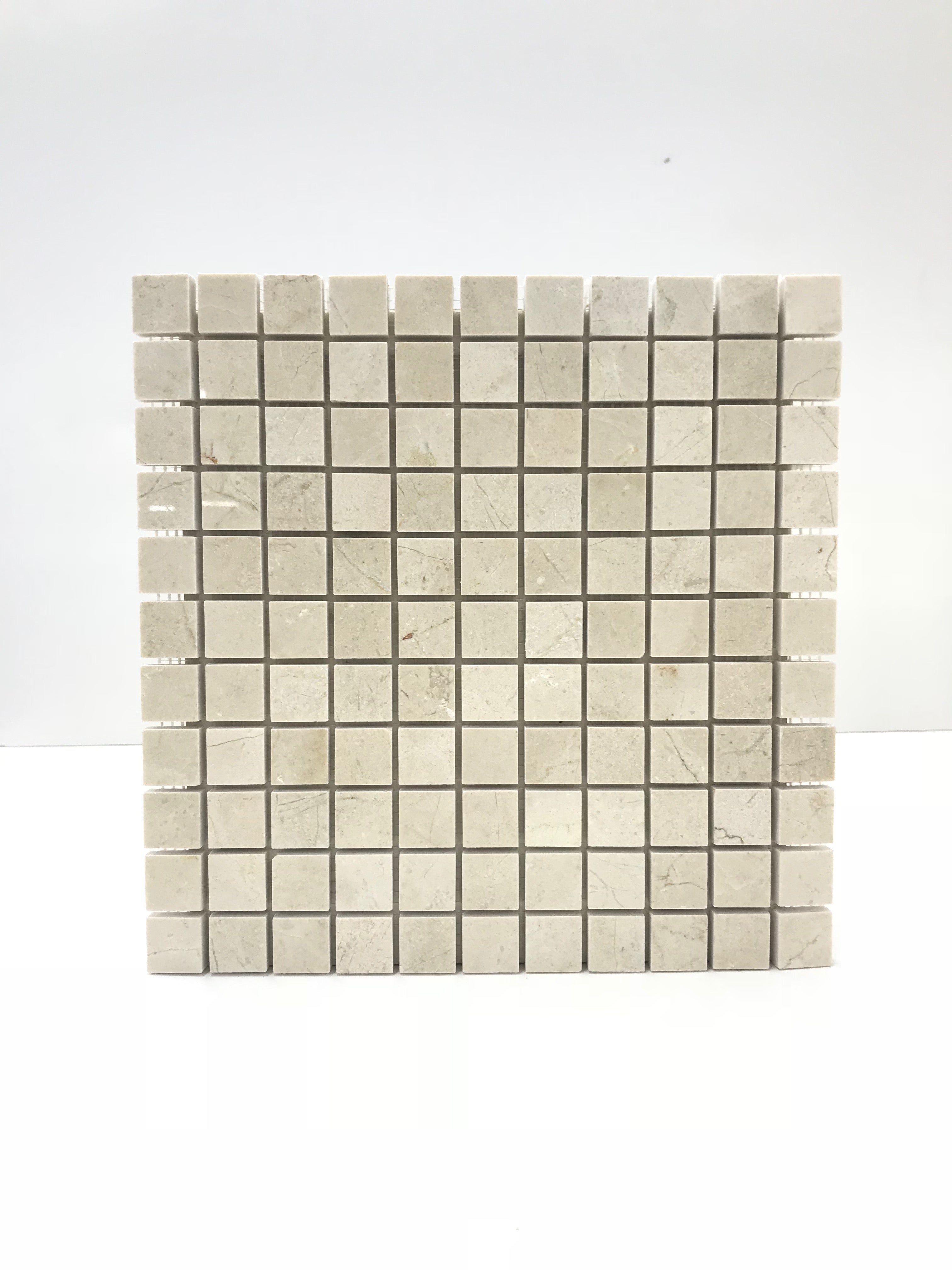 Crema Marfil Mosaic 1×1