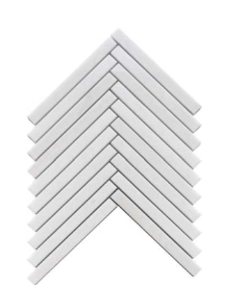 Herringbone Marble Tile | Herringbone Thassos | Aston Design Studio