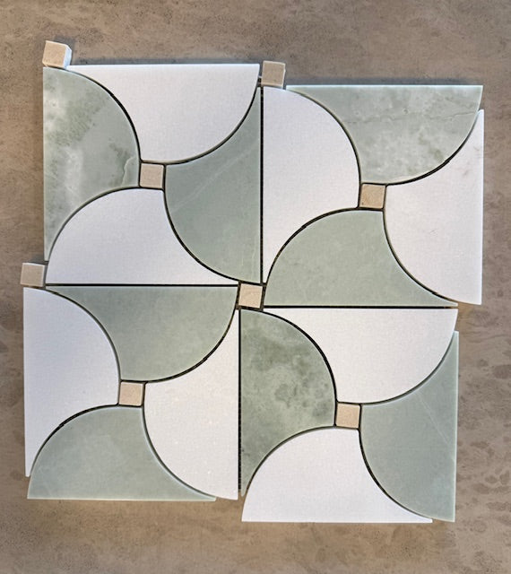 Green Bow Tie Marble