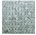 Ming Green 2″ Hexagon Polished Mosaic