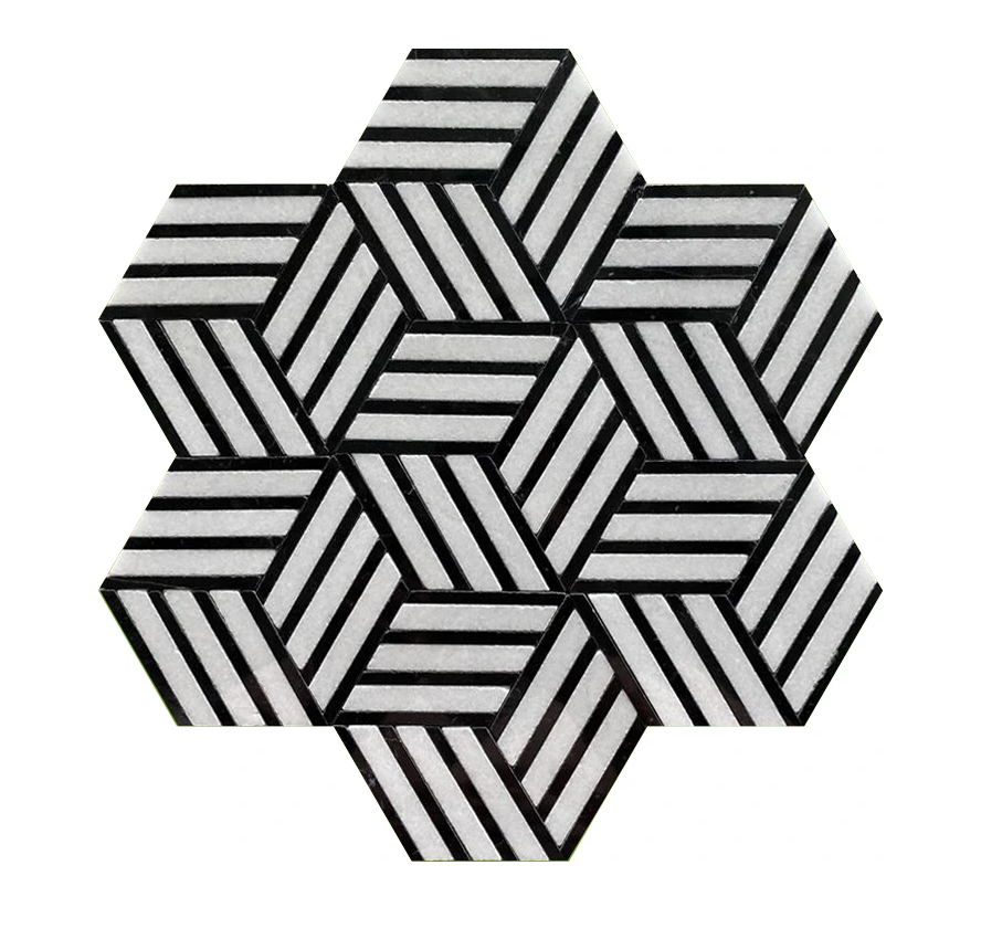 Hexagon Mosaic Backsplash | Novi Hexagon Mosaic | Aston Design Studio